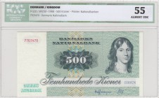 Denmark, 500 Kroner, 1988, AUNC, p52d
ICG 55, serial number: C 0882K
Estimate: $150-300
