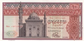 Egypt, 10 Pounds, 1969-1978, UNC, p46
Sultan Hassan Mosque at Cairo at left center
Estimate: $15-30