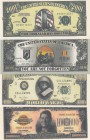 United States Of America fantasy banknotes lot, 1.000.000 Dollars (3) and 2001 Dollars, FANTASY BANKNOTES, (Total 4 banknotes)
Estimate: $10-20