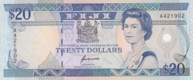 Fiji, 20 Dollars, 1992, UNC, p95
Queen Elizabeth II, serial number: A421902
Estimate: $100-150