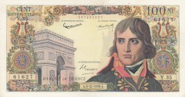 France, 100 Francs, 1959, AUNC-UNC, p144
serial number: Y.35-61627, Napoleon Bonaparte portrait
Estimate: $500-1000