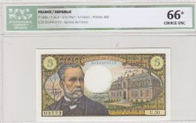 France, 5 Francs, 1967, UNC, p146b, RARE
İCG 66, serial number: U.50-03773, sign: Tondu /Morant /Bouchet, Louis Pasteur portrait
Estimate: $200-400
