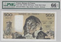 France, 500 Francs, 1981, UNC, p156e
PMG 66, serial number: Q.137-03312, sign: Strohl / Tronche / Dentaud
Estimate: $100-150
