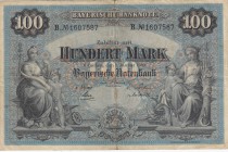 Germany, 100 Mark, 1900, VF (+), pS922 
serial number: 1607587
Estimate: $5-10
