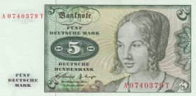 Germany, 5 Mark, 1960, XF (+), p18
serial number: A 0740379T
Estimate: $10-15