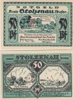 Germany, Notgeld, 50 Pfennig, 1921, UNC, (Total 2 banknotes) 
Stolzenau
Estimate: $5-10