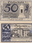 Germany, Notgeld, 50 Pfennig, 1921, UNC, (Total 2 banknotes) 
Stalzenau
Estimate: $5-10