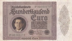 Germany, 100.000 Euro, 1923, UNC, FANTASY BANKNOTE
Estimate: $5-10