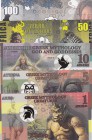 Greek Mythology, 1-5-10-50-100 Apaxmi, 2017, UNC, (Total 5 banknotes)
Fantasy Bankontes
Estimate: $10-20