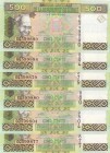 Guinee, 500 Francs Guinees, 1960, UNC, p39, (Total 6 banknotes)
Estimate: $5-10