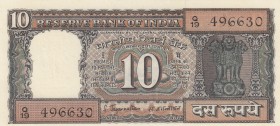 India, 10 Rupees, 1970, UNC, p59
serial number: O/19 496630
Estimate: $10-20