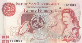 Isle of Man, 20 Pounds, 1983, UNC, p43b
Queen Elizabeth II, Serial Number: E 582822
Estimate: $100-200