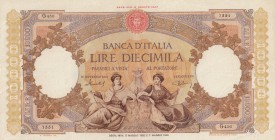 Italy, 10.000 Lire, 1948, XF (-), p89a
serial number: 7551.G.456
Estimate: $500-1000