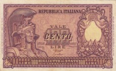 Italy, 100 Lire, 1951, VF, p92
serial number: 1712-007731
Estimate: $15-30