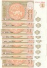 Mongolia, 1 Tugrik, 2008, UNC, P61a, (Total 10 banknotes)
Estimate: $10-20