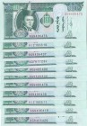 Mongolia, 10 Tugrik, 2011, UNC, p62, (Total 11 banknotes)
Estimate: $10-20
