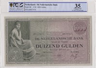 Netherlands, 1000 Gulden, 1938, VF, p48
PCGS 35, serial number: AR017970
Estimate: $300-600