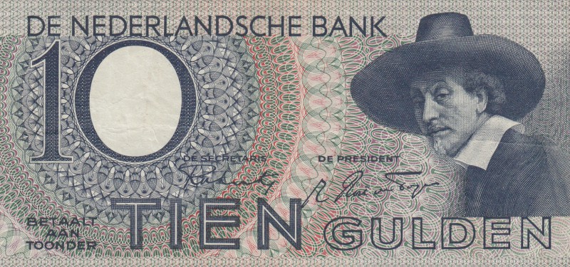 Netherlands, 10 Gulden, 1944, VF (+), p59
serial number: 6BZ 064435
Estimate: ...