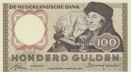 Netherlands, 100 Gulden, 1953, AUNC, p88
serial number: 2BV 060607
Estimate: $250-500
