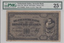 Netherlands İndies, 100 Gulden, 1928, VF, p73b
PMG 25 NET, Javasche Bank, serial number:FZ08650
Estimate: $100-200