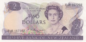 New Zealand, 2 Dollars, 1985, AUNC / UNC, p170b
Queen Elizabeth II Bankonte, sign: Russell, serial number: EJR 167202
Estimate: $10-20