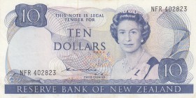 New Zealand, 10 Dollars, 1981, XF, p172a
Queen Elizabeth II Bankonte, serial number: NFR 402823
Estimate: $25-50
