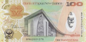 Papua New Guinea, 100 Kina, 2008, UNC, p37
Commemorative Issues, serial number: BPNG 2601276
Estimate: $10-20