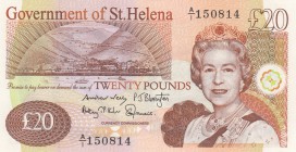 Saint Helena, 20 Pounds, 2012, UNC, p12b
serial number: A/1 150814, Queen Elizabeth II portrait
Estimate: $50-100