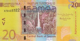 Samoa, 20 Tala, 2012, UNC, p40b
serial number: KT 2423332
Estimate: $15-30