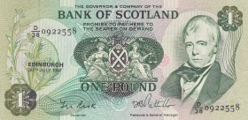 Scotland, 1 Pound, 1981, UNC, p111e
serial number: D/38 0922558
Estimate: $40-80