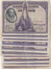 Spain, 100 Pesetas, 1928, XF, p76a, (Total 10 adet banknotes)
Estimate: $50-100