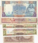 Syria, 1 Pound, 50 Pounds (2), 100 Pounds and 200 Pounds, 1963 /1998, VF / UNC, (Total 5 banknotes)
Estimate: $25-50