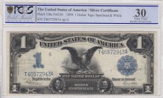 United States Of America, 1 Dollar, 1899, VF, p338c
PCGS 30, Silver certificate, serial number: T46572943A pp G
Estimate: $150-300