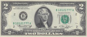 Unıted States Of America, 2 Dollars, 1976, UNC, p461
serial number: B 10121777A, first day issue stampped
Estimate: $10-20