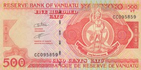 Vanuatu, 500 Vatu, 1993, UNC, p5b
serial number: CC 095859
Estimate: $10-20