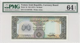 Yemen, 50 Rials, 1971, UNC, p10
PMG 64, serial number:A2 467346
Estimate: $150-300