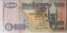 Zambia, 100 Kwacha, 2006, UNC, p38f, BUNDLE
100 pieces consecutive banknotes
Estimate: $50-100
