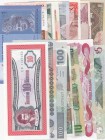 Mix Lot, 15 UNC banknotes
Bahamas 3 Dollars, East Caribbian 5 Dollars, Gibraltar 1 Pound, Gine Bissau 100 Pesos, Gambia 10 Dalasis, Madagascar 500 Ar...
