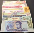 Total 17 UNC banknotes
Trinidad and Tobago 1 Dollar 2006 UNC; Cambodia 100 Riels 2001 UNC; Vietnam 200 Dong 1987 UNC; Gambia 5 Dalasis 2015 UNC; Türk...