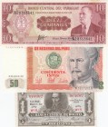 Mix Lot, 3 Latina America UNC banknotes
Bolivya 1 Bolivia 1928 UNC, Paraguay 10 Guaranies UNC, Peru 50 İntis 1987 UNC
Estimate: $10-20
