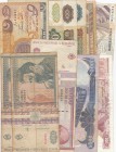 Mix Lot, FINE / VF, Total 15 banknotes
Unıted States Of America 1 Dollar (2), Russia 100 Ruble (2) and 200 Ruble, Turkmenstan 50 Manat, Romania 500 L...
