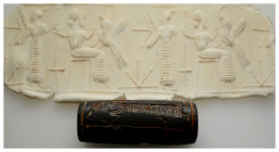 Near Eastern Stone Cylinder Seal
(72,8mm 20,7g)