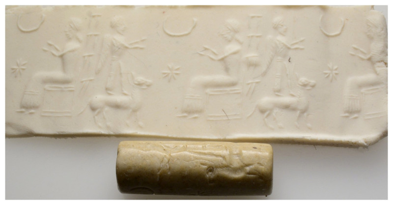 Near Eastern Stone Cylinder Seal
(41,2mm 14g)