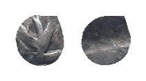 ISLANDS of CARIA. Rhodos. Kamiros. Circa 550-500 BC. Hemiobol. AR
Obv : Fig leaf.
Rev : Incuse square with linear divisions. Condition: Good very fi...