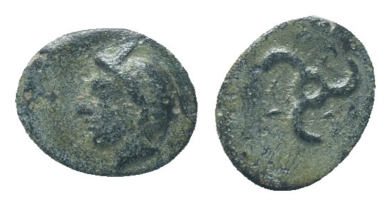 DYNASTS of LYCIA. Perikles. Circa 380-360 BC. AE. Uncertain mint. Obv: Horned he...