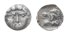 PISIDIA, Selge, Hemiobol. 250-190 BC. AR Obv: Facing head of Gorgoneion.
Rev: Head of lion to left Condition: Good very fine
Weight: 0.45 g
Diamete...