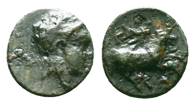 Greek Coins. 4th - 3rd century B.C. AE

Reference:

Condition: Very Fine

...