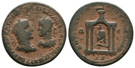 ROMAN PROVINCIALSYRIA, Seleucis and Pieria. Antioch. Trebonianus Gallus, with Volusian. AD 251-253. Æ Assaria. Laureate, draped, and cuirassed bust of...