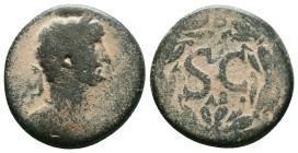 Roman ProvincialHadrian. (117-138 AD). Æ Bronze. Syria. Antioch. Reference : "Repatinated"Condition: Very Fine