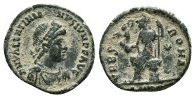 ImperialValentinian II. (378-383 AD). Æ Follis. Antioch. Reference : Condition: Very Fine